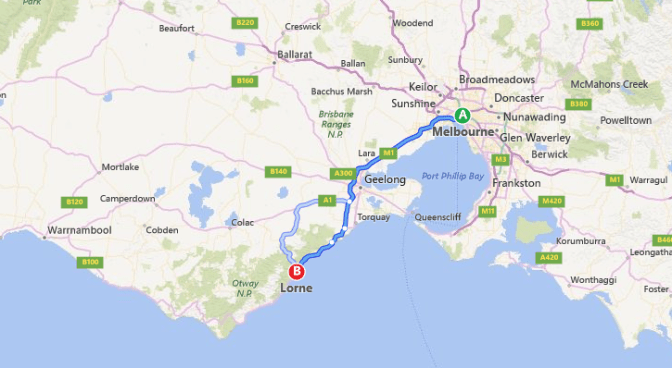 Melbourne to Lorene